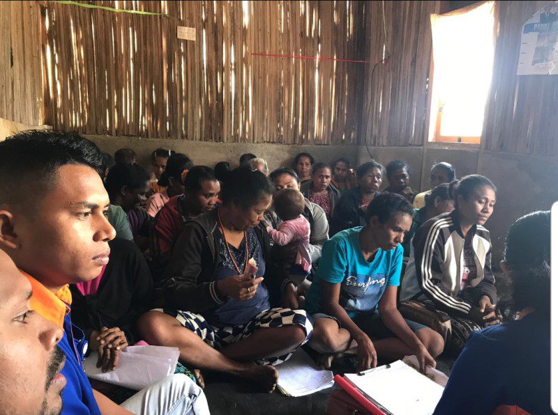 Classroom setting in West Timor Village