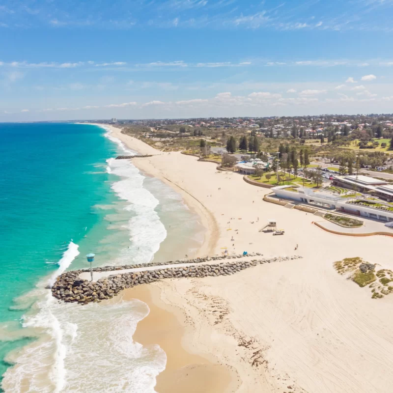 Coastal View of City Beach in Western Australia