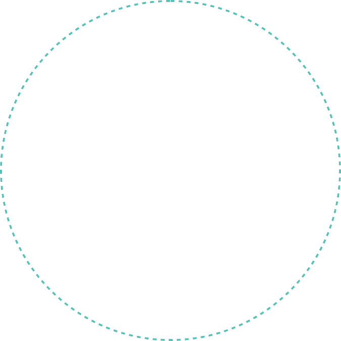 Circle in transparent background