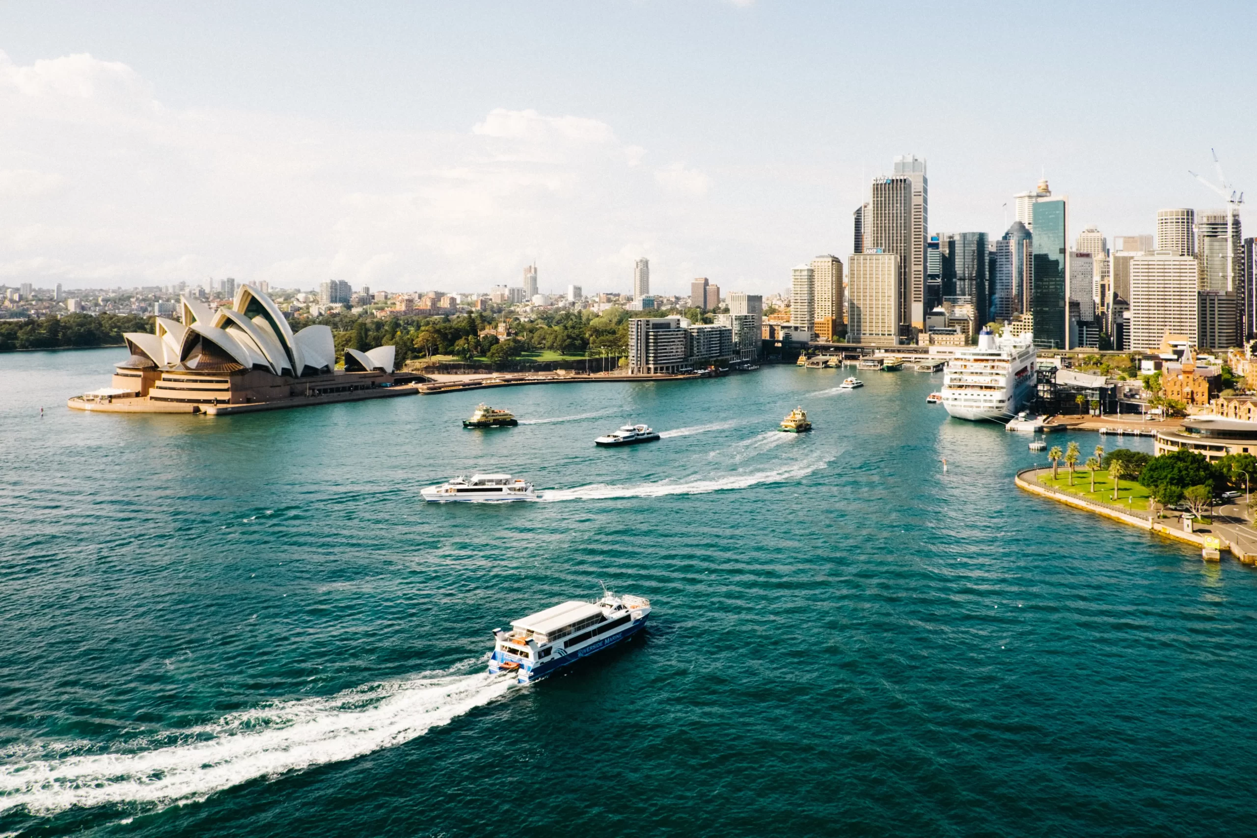 Harbour view of the Sydney Opera House