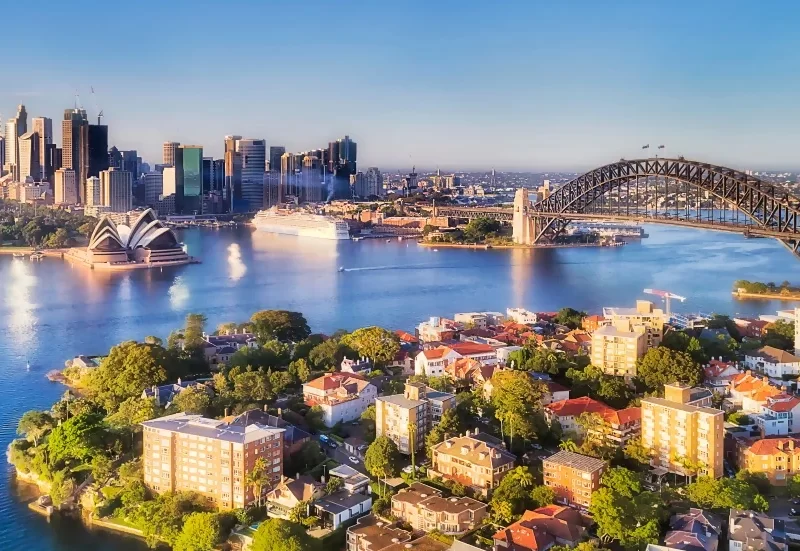 View of Sydney city skyline