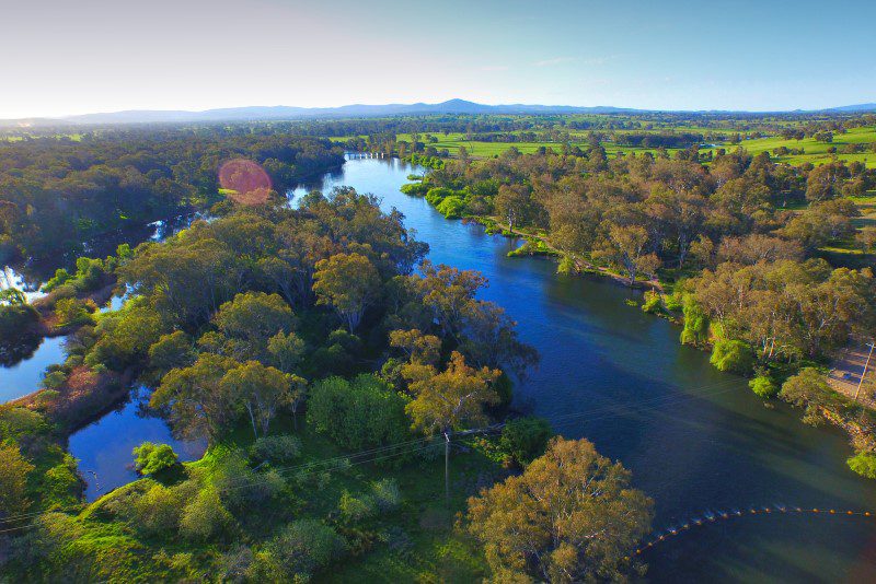 The Murray river in Albury, NSW